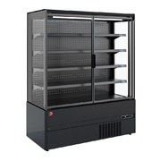 Photo 1 matériel référence LML20-F5: Meuble mural réfrigéré, libre-service, portes battantes - FULL BLACK