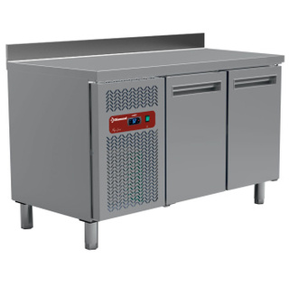 photo 3 table frigorifique, ventilée, 2 portes gn 1/1 (260 lit.) + 1x kit bloc tiroirs (1/2 + 1/2), tables mr...