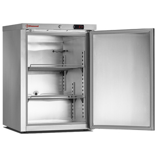 photo 1 congélateur statique, 150 litres. acier inox