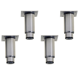 photo 2 kit 4 pieds réglables en inox pour armoires