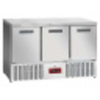 photo 3 table frigorifique , 3 portes gn 1/1