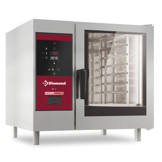 photo 3 four électrique vapeur directe et convection, 6x gn 1/1+cleaning