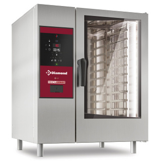 photo 3 four électrique vapeur directe et convection, 10xgn1/1+cleaning