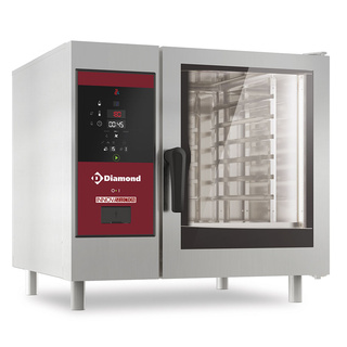 photo 1 four gaz vapeur directe et convection, 6x gn 1/1+cleaning