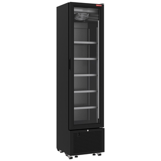 photo 1 vitrine ventilée positive 221 litres noire
