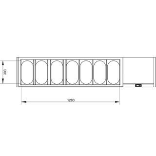 photo 2 structure réfrigérée gn 7x1/3, avec couvercle