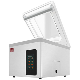 photo 1 machine sous-vide, cuve inox 460x420xh180 mm. 21 m3/h ecran touch