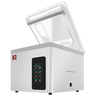 photo 2 machine sous-vide, cuve inox 370x420xh180 mm. 21 m3/h ecran touch