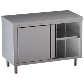 photo 1 table armoire neutre, portes coulissantes
