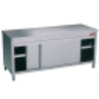 photo 3 table sur armoire  portes coulissantes      