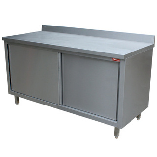 photo 2 table armoire neutre, portes coulissantes, murale