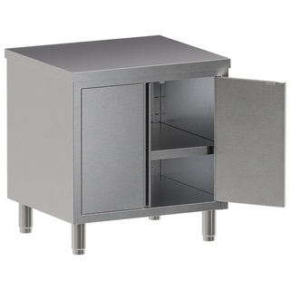 photo 1 table armoire neutre, portes battantes