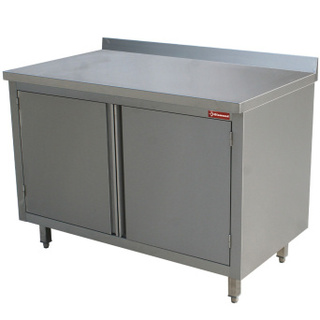 photo 2 table armoire neutre, portes battantes