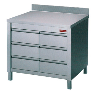 photo 2 table sur armoire avec 6 tiroirs gn1/1