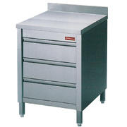 Photo 1 matériel référence TACS67B-D: Table sur armoire avec 3 tiroirs GN1/1