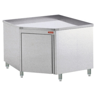 photo 2 tables armoire d'angle 90°