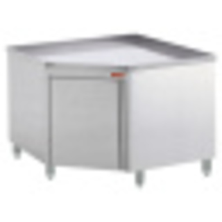 photo 3 tables armoire d'angle 90°
