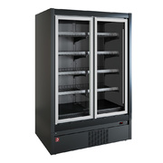 Photo 1 matériel référence TCM16-D5: Meuble mural congélation, libre-service, portes battantes - FULL BLACK