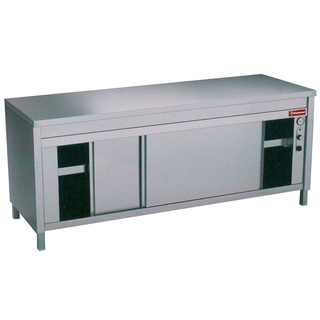 photo 1 table  armoire chauffante portes couliss.