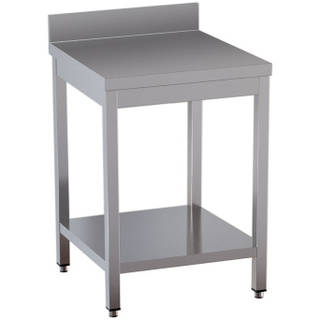 photo 2 table de travail avec sous tablette + dosseret arrière