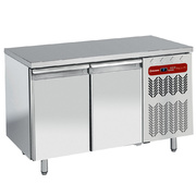 Photo 1 matériel référence TP2NH-R2: Table frigorifique, ventilée, 2 portes EN 600x400