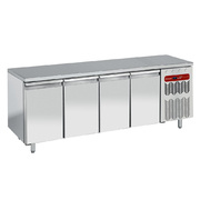 Photo 1 matériel référence TP4NH-R2: Table frigorifique, ventilée, 4 portes EN 600x400