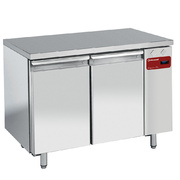 Photo 1 matériel référence TPS2NH: Table frigorifique, ventilée, 2 portes EN 600x400, Sans groupe