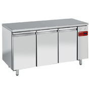 Photo 1 matériel référence TPS3NH: Table frigorifique, ventilée, 3 portes EN 600x400, Sans groupe