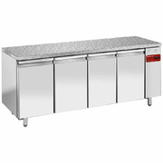 Photo 1 matériel référence TPS4NHG: Table frig., vent.,4 portes EN 600x400 - Top en granit Sans groupe