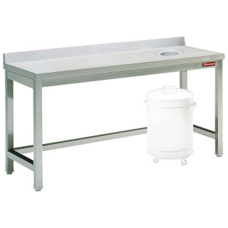 photo 2 table à débarrasser avec vide ordure + ba
