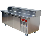 Photo 1 matériel référence TS31-USH: Table frigorifique, ventilée, 3 portes EN 600x400, structure réfrigérée GN 10 x 1/3
