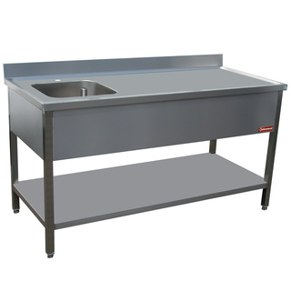 photo 1 table de chef 1 cuve gauche 400x400xh275