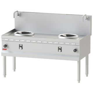 photo 3 fourneau wok induction 2 zones - ø300 mm