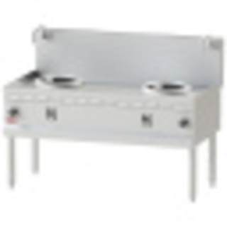 photo 3 fourneau wok induction 2 zones - ø300 mm
