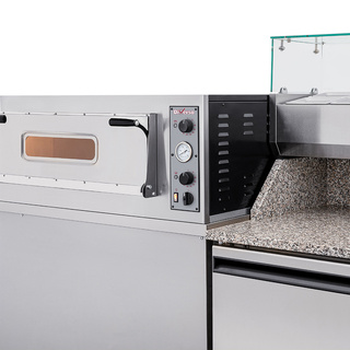 photo 2 four électrique 2x 2 pizzas diam. 350mm, 2 chambres