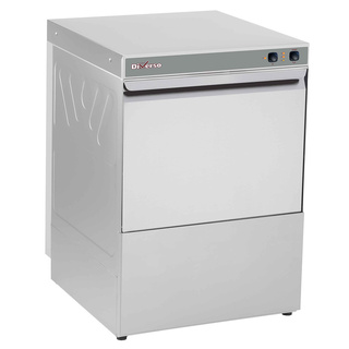 photo 1 lave-vaisselle professionnel panier 500 x 500 mm monophasé avec pompe de vidange et doseur détergent – wr-lv50-mpd5