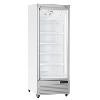 photo 1 vitrine frigo verticale, 1 porte, 615 litres  - blanche