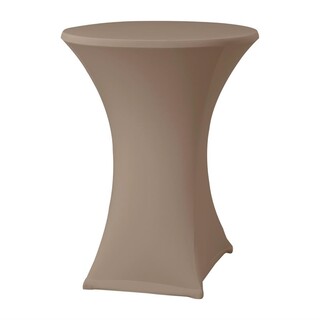 photo 1 housse de table extensible samba taupe d2