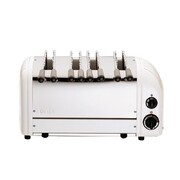 Photo 1 matériel référence E977: Toaster à sandwich 4 fentes blanc Dualit 41034