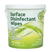 Photo 1 matériel référence DE325: Boîte de lingettes désinfectantes de surface ecotech lot de 500