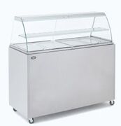 Photo 1 matériel référence VC1002ROMS4RO: Vitrine chauffante bain-marie sur meuble