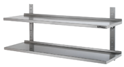 Etagère DOUBLE murale sur crémaillère 600x355