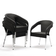 Fauteuils bistro en rotin Bolero