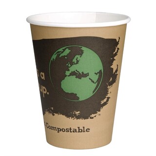 photo 3 gobelets boissons chaudes pla compostables fiesta compostable 22,5 cl  - lot de 1000