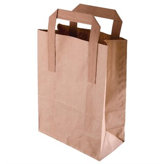 photo 1 sacs en papier recyclable marron 305 x 254mm