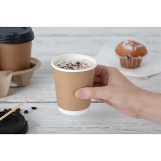 photo 4 couvercles noirs pour gobelets 225ml fiesta recyclable lot de 50