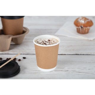 photo 4 couvercles noirs pour gobelets 225ml fiesta recyclable lot de 1000