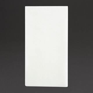 photo 2 serviettes de table airlaid pliage en 8 fiesta recyclable premium tablin blanches 40x40cm lot de 500