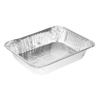photo 1 barquettes aluminium gn 1/2 lot de 100