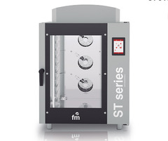 Photo 1 matériel référence ST-610-V7-GAS: Four mixte à gaz à écran 10 niveaux 600 x 400 ou gn1/1